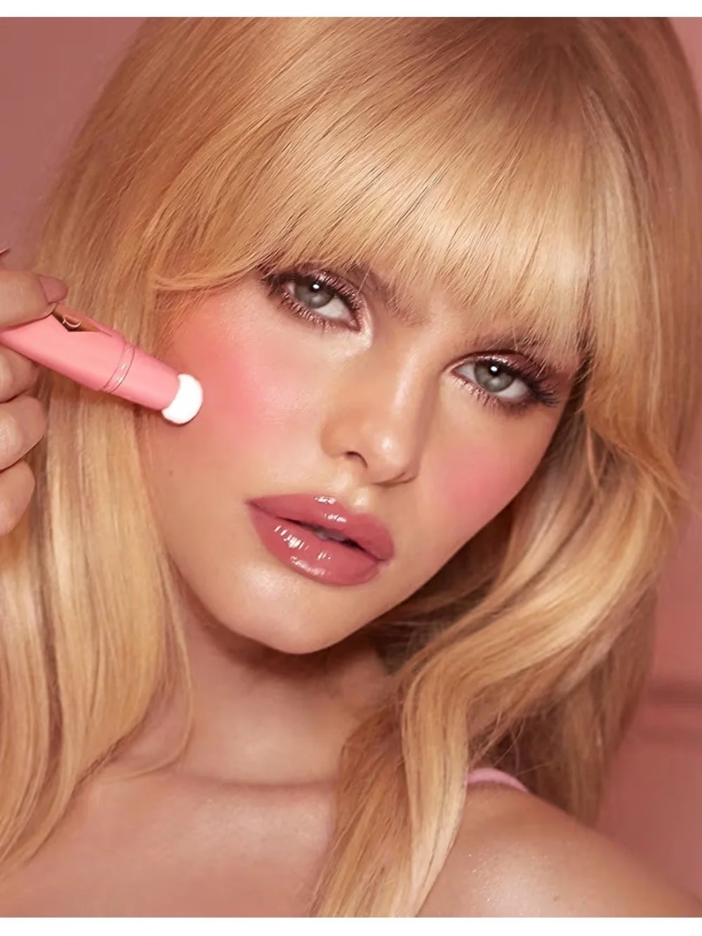 Charlotte Tilbury Pillow Talk Pink Pop Matte Beauty Blush Wand — NEW